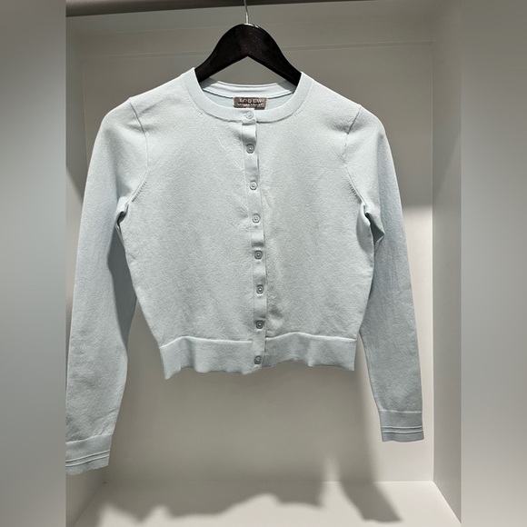 J. Crew New Jackie cardigan in premium ultra-fine cotton Size XS edgewater NEW - Picture 9 of 11